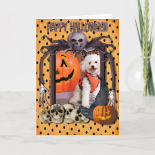 Carte Cauchemar de Halloween - Chloe - Poochon -