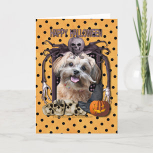 Carte Cauchemar de Halloween - ShihPoo - Maggie