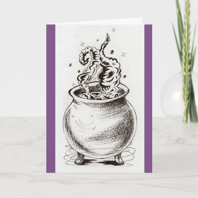 Carte Cauldron greeting (Devant)