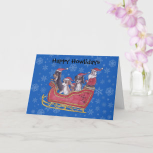 Carte Cavalier King Charles Spaniel Vacances d'hiver 