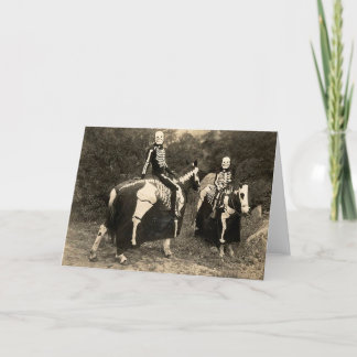 Carte cavaliers du squelette 1900's