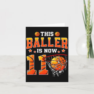 Carte Ce Baller a 11 ans Enfants de baseball Garçons 11e