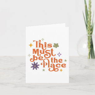 Carte Ce Doit Être L'Endroit