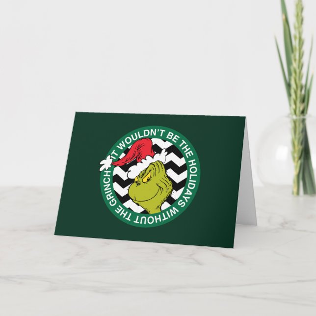 Carte Ce ne serait pas les vacances sans Grinch (Devant)