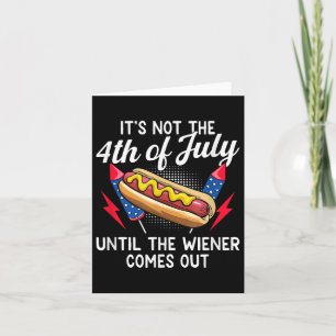 Carte Ce N'Est Pas Le 4 juillet Jusqu'À Ce Que L'Évier S
