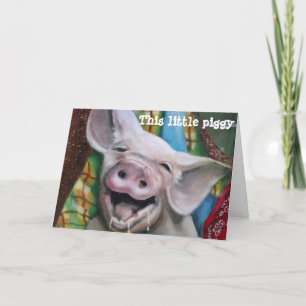 CARTE CE PETIT PIGGY VOUS SOUHAITE UN ANNIVERSAIRE TRÈS 