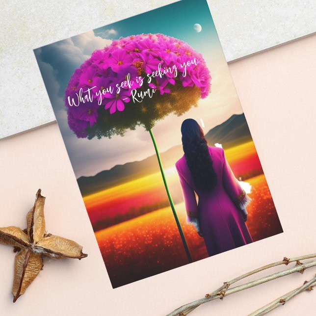 Carte Ce que vous recherchez Dreamscape Rumi Salutation (Créateur téléchargé)