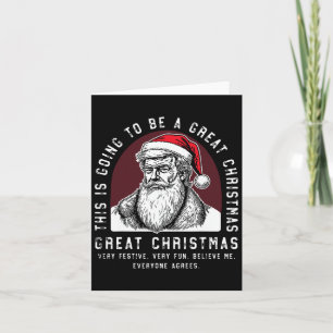 Carte Ce Sera Un Grand Trump De Noël