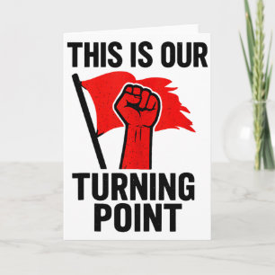 Carte Ceci est notre débardeur de point de retournement