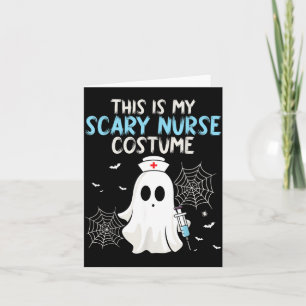 Carte Ceci est un costume d'infirmière effrayant - Hallo