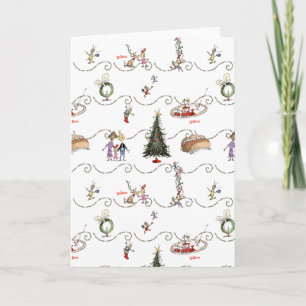 Carte Célébration de la guirlande de Noël de Whoville