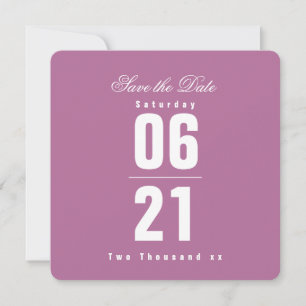 Carte Célébration de la lavande royale Solid  Enregistre