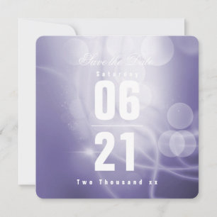 Carte Célébration de la passion violette Mariage  Enregi