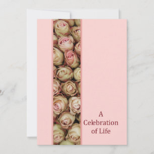 Carte Célébration de la vie Service commémoratif Invitat