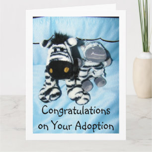 CARTE CÉLÉBRATION DE VOTRE **ADOPTION**