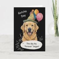 Célébration du jour de Gotcha du Golden Retriever