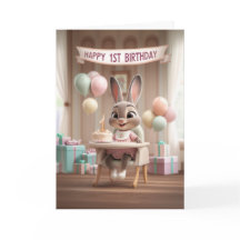 Célébration du premier anniversaire d'un adorable
