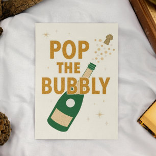 Carte Célébration pétillante