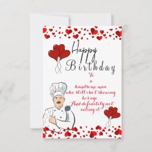 Carte Célébrer l'anniversaire du mari