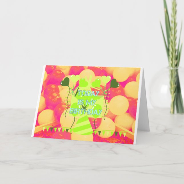 Carte Célébrer Mes Bénédictions Joyeuses d'Anniversaire (Devant)