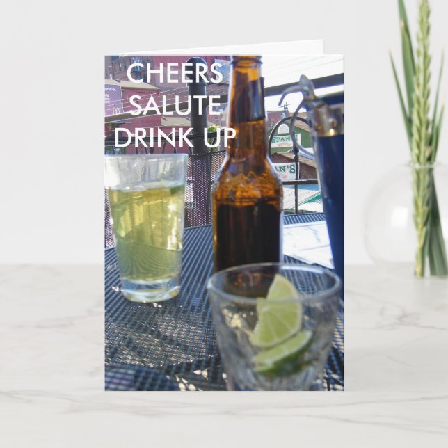 CARTE CÉLÉBRER "VOTRE CHEMIN" À "VOTRE" ANNIVERSAIRE ! ! (Devant)