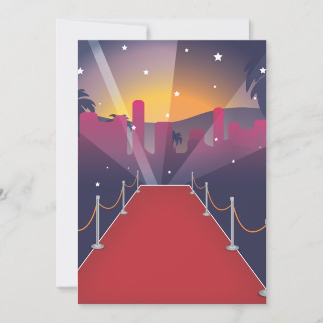 Carte Célébrité du tapis rouge (Devant)
