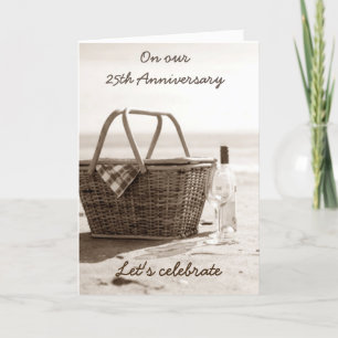 Carte CÉLÉBRONS "NOUS" - 25e ANNIVERSAIRE DE MARIAGE