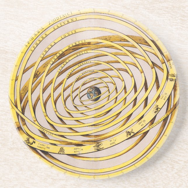 Carte céleste Andres Celarius Dessous de verre de  (Devant)