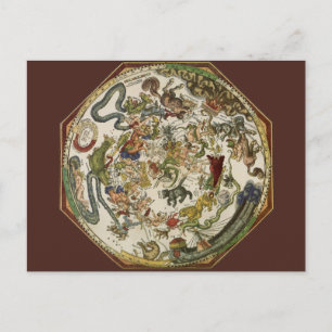 Carte céleste de la Planisphère vintage par Peter 