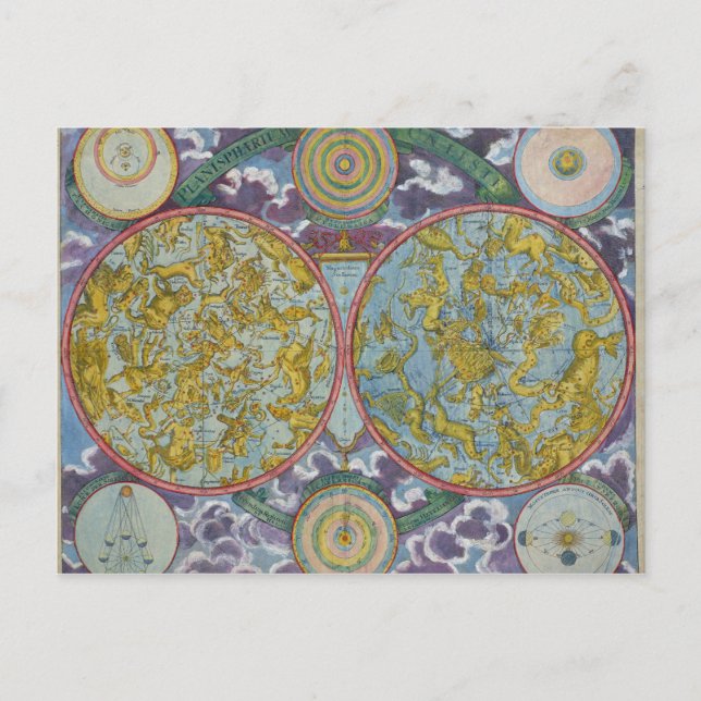 Carte céleste des planètes (Devant)