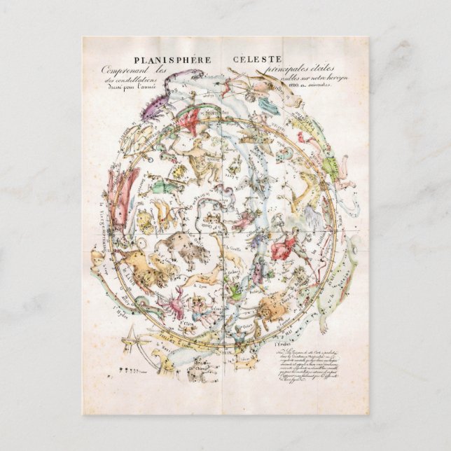 Carte céleste vintage (Devant)