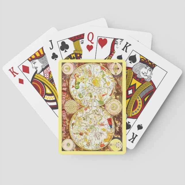 CARTE CÉLESTIALE JEU de cartes (dos)