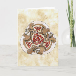 Carte Celtic Ferret Triskel