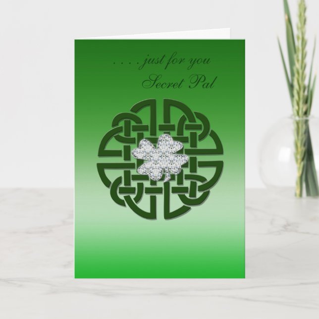 Carte Celtic Irish Card, Secret Pal ... (Devant)