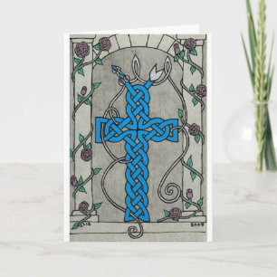 Carte celtique 1 de croix de serpent