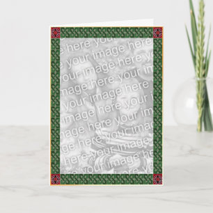 Carte celtique de frontière de Noël