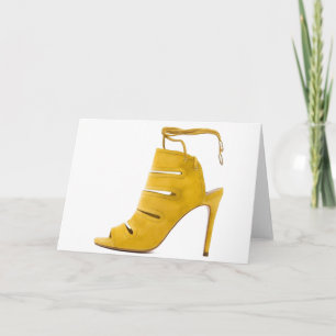 Carte Cendrillon Citation Aquazzura Chaussures Jaunes