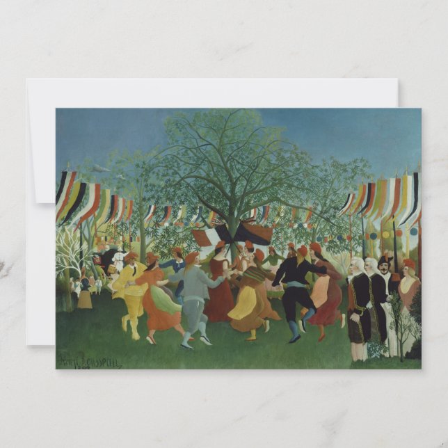 Carte Centenaire de l'Indépendance par Henri Rousseau (Devant)