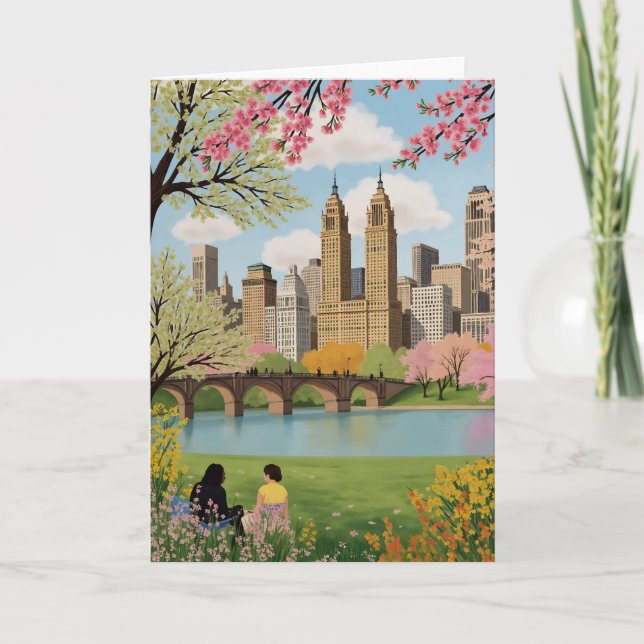 Carte Central Park New York (Devant)