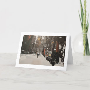 CARTE CENTRAL PARK ZOO DANS LA NEIGE