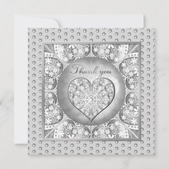 Carte Céramique gris dentelle (Devant)