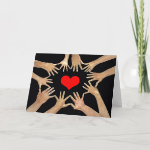 Carte Cercle d'amis avec un message inspirant