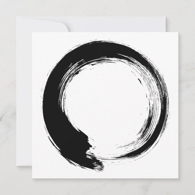 Carte Cercle Zen Enso (Devant)
