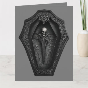 Carte Cercueil gothique