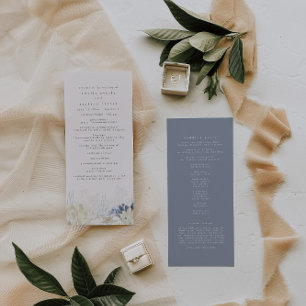 Carte Cérémonie de mariage sur la plage côtière Ordre de