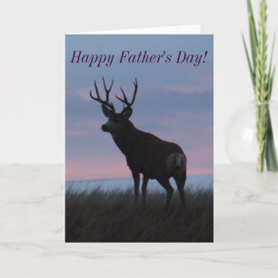 Carte Cerf mulet D3 Buck Sunrise