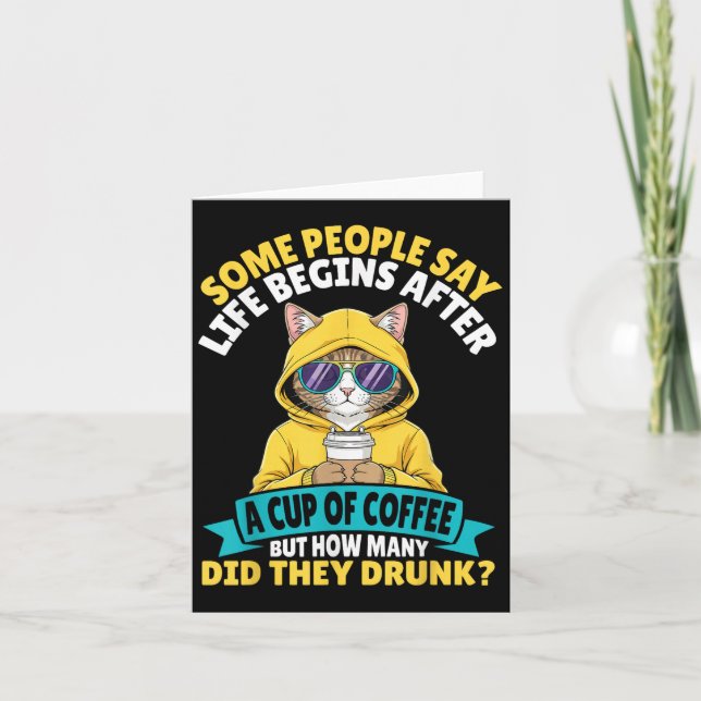 Carte Certaines personnes disent que la vie commence apr (Devant)