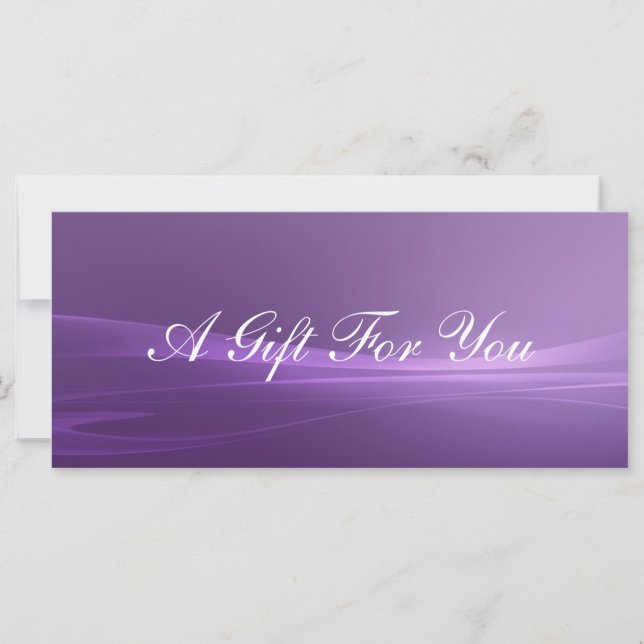Carte Certificat cadeau (Devant)