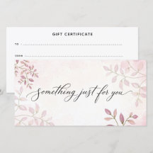 Certificat Cadeau Choisi Juste pour Vous