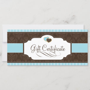 CARTE CERTIFICAT CADEAU DE BAKERY